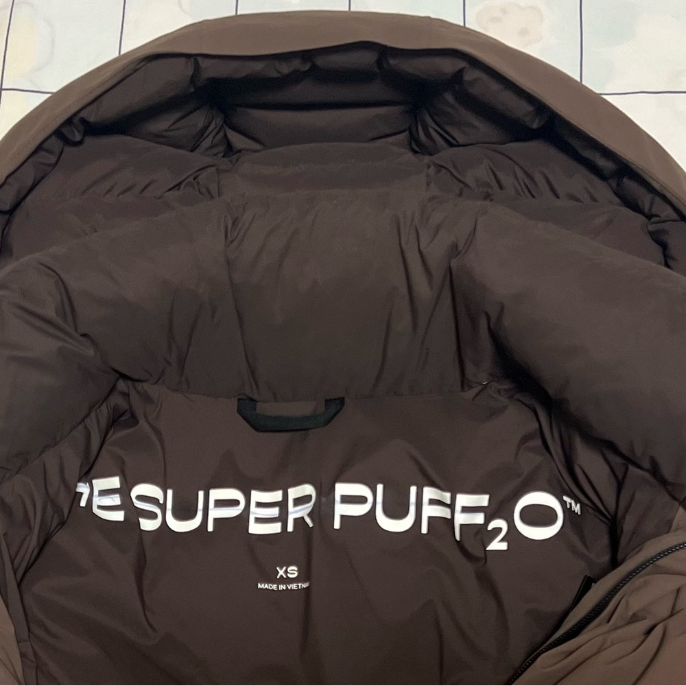 Tna The Super Puff₂o™ Long - Rainstop™ Sz XS Rich Mocha Brown - Picture 4 of 15